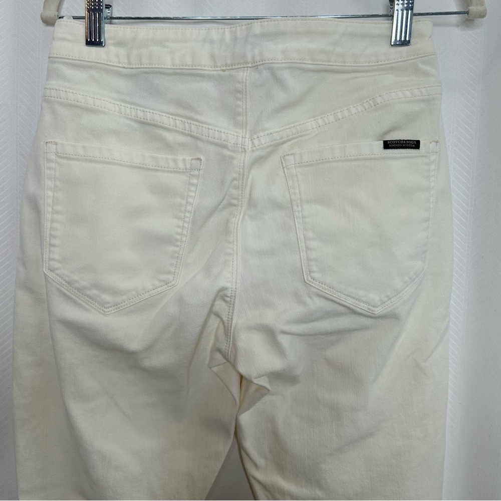 Scotch & Soda Jolie Vagabonde off white skinny sailor jeans - Picture 3 of 9